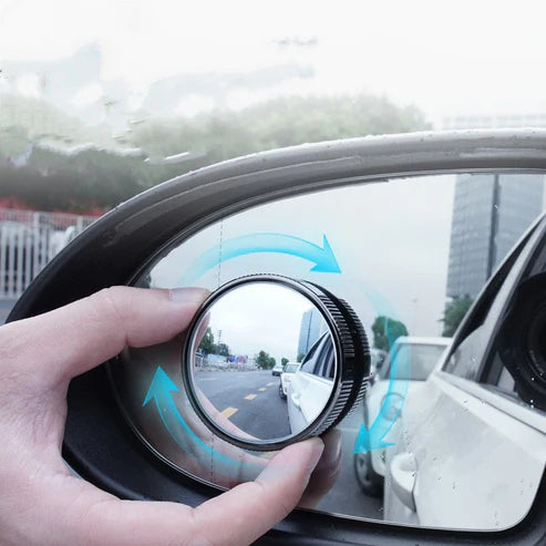 Reversing Small Round Mirror 360-degree Adjustable, Wide Field Of View, Wide-angle Blind Spot Mirror, Reflective Mirror, Rainproof